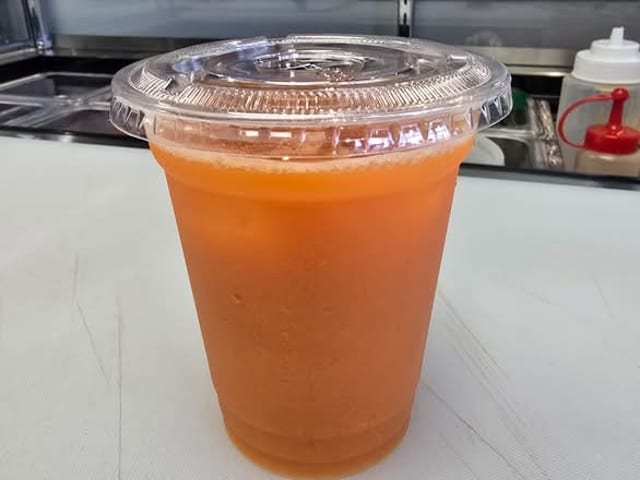 Plain Carrot Juice.